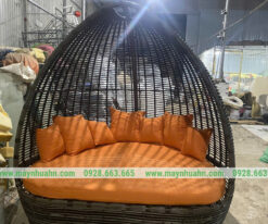 Giường hồ bơi mây nhựa BB026