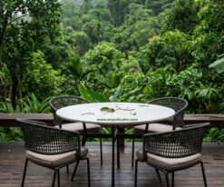 bàn ăn ngoài trời 1 bàn 4 ghế