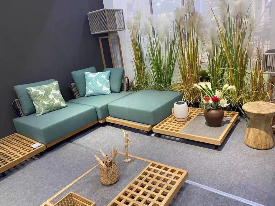 sofa ngoai troi cao cap chu L