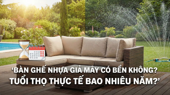 Ban ghe nhua gia may co ben khong