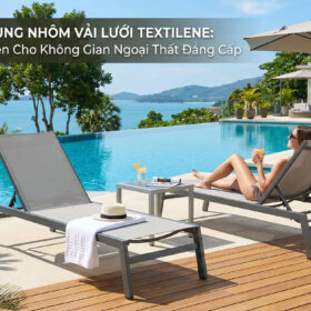 kinh nghiệm lựa chọn ghế hồ bơi khung nhôm textilene